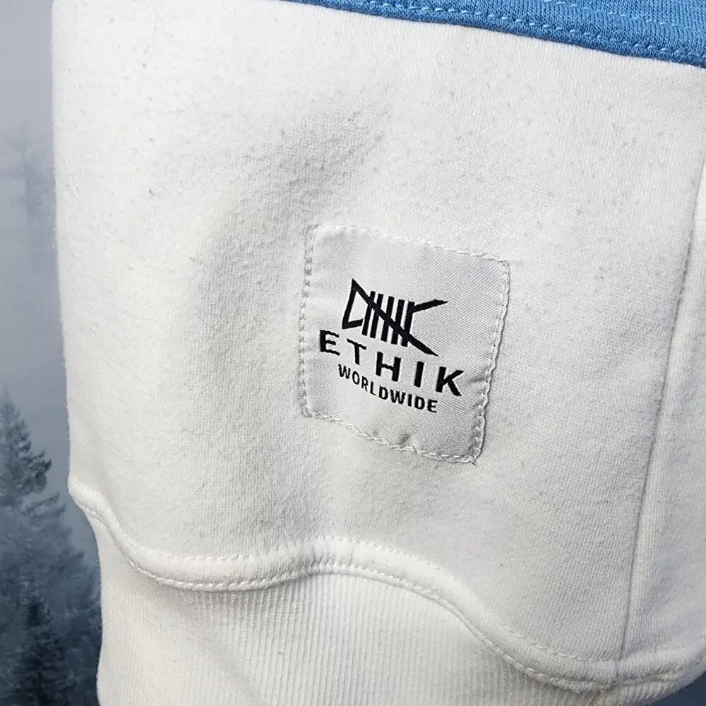 Ethik Color Block Crew Neck Sweatshirt | Men's Small